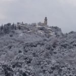 Neige sur les collines de Reillanne